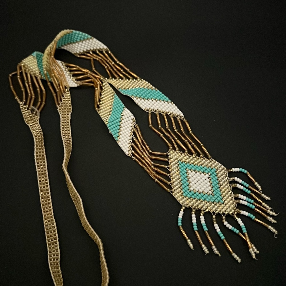 Ukrainian Gerden Traditional Handmade Beaded Necklace